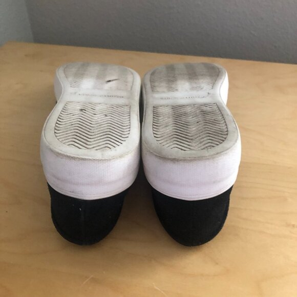 Vince Camuto Korli Suede Slip On Sneakers Women's size US 8.5 Black Platform - Picture 9 of 10